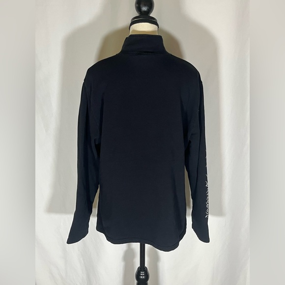 Harley Davidson 1/4 Zip Sweater Pullover Y2K Flames Bling Biker Tribal Size 1w - Picture 7 of 10